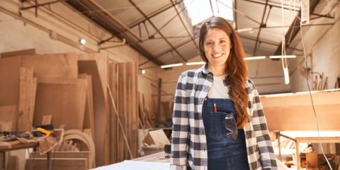 Lettet virksomhedsejer efter at have fået et forretningslån